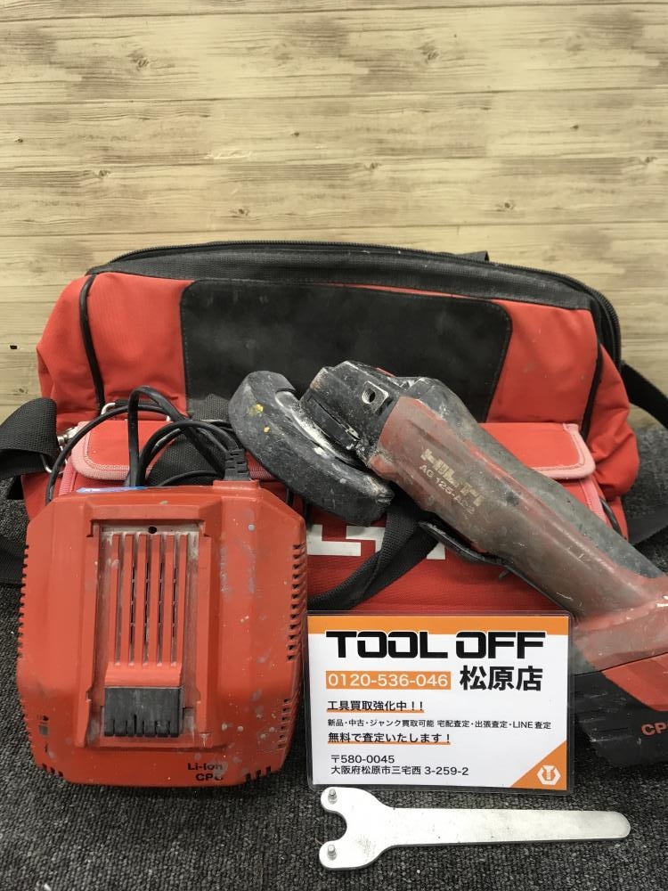ヒルティ HILTI 充電式ディスクグラインダ 22V AG125-A22+B22／5.2+C4