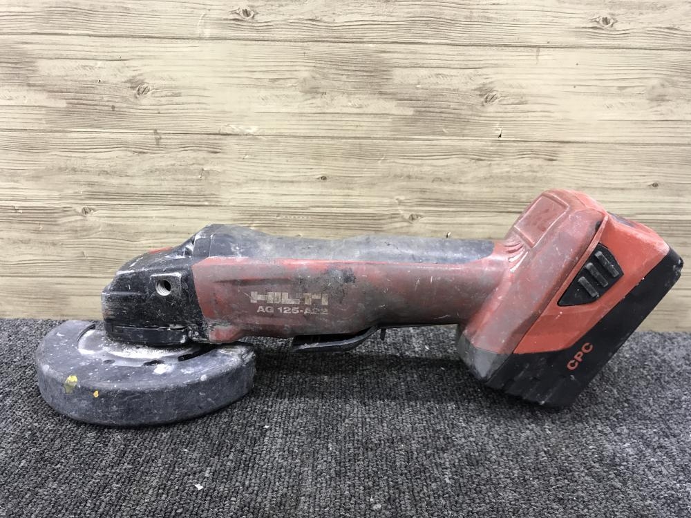 ヒルティ HILTI 充電式ディスクグラインダ 22V AG125-A22+B22／5.2+C4