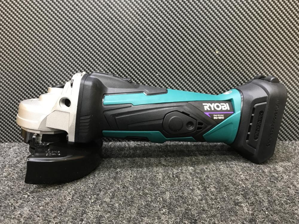 RYOBI リョービ 充電式ディスクグラインダ 18V BG-1810の中古 未使用品 《大阪・松原》中古工具販売の専門店│ツールオフ松原店  ｜中古工具販売のツールオフ