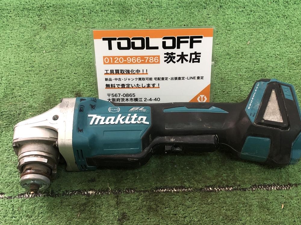 マキタ makita 充電式ディスクグラインダ GA407D ※本体のみの中古 中古