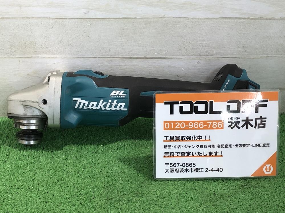 マキタ 100㎜ 充電式ディスクグラインダ GA404DN ※本体のみの中古 中古B使用感あり 《大阪・茨木》中古工具販売の専門店│ ツールオフ茨木店  ｜中古工具販売のツールオフ