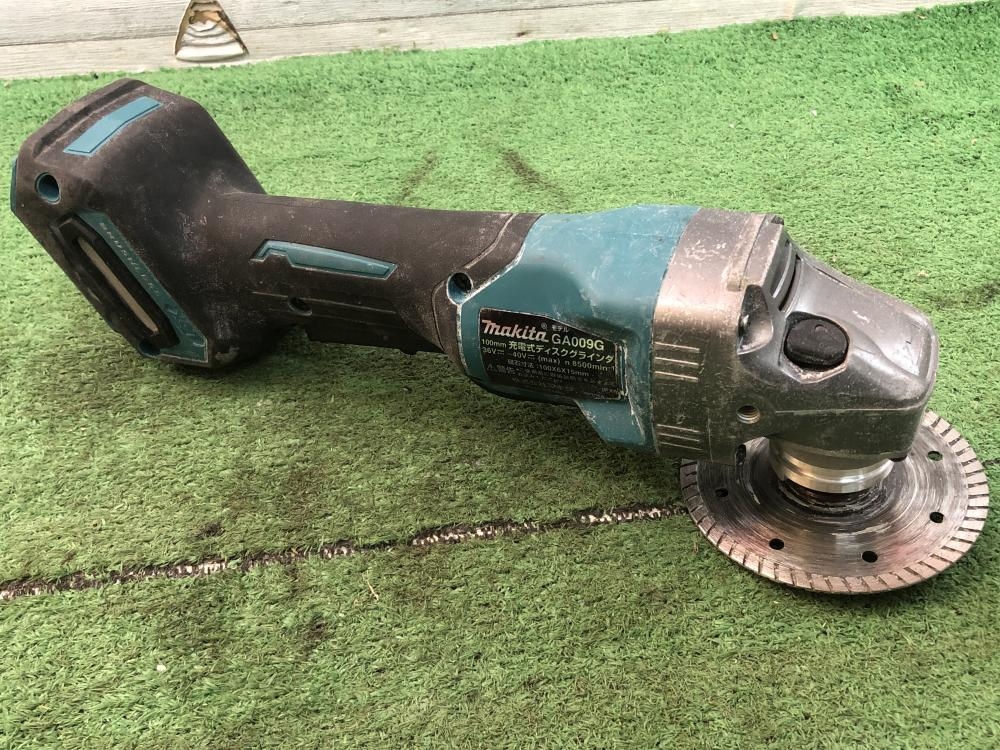 makita マキタ 100mm充電式ディスクグラインダ GA009Gの中古 makita マキタ 100mm充電式ディスクグラインダ GA009Gの中古