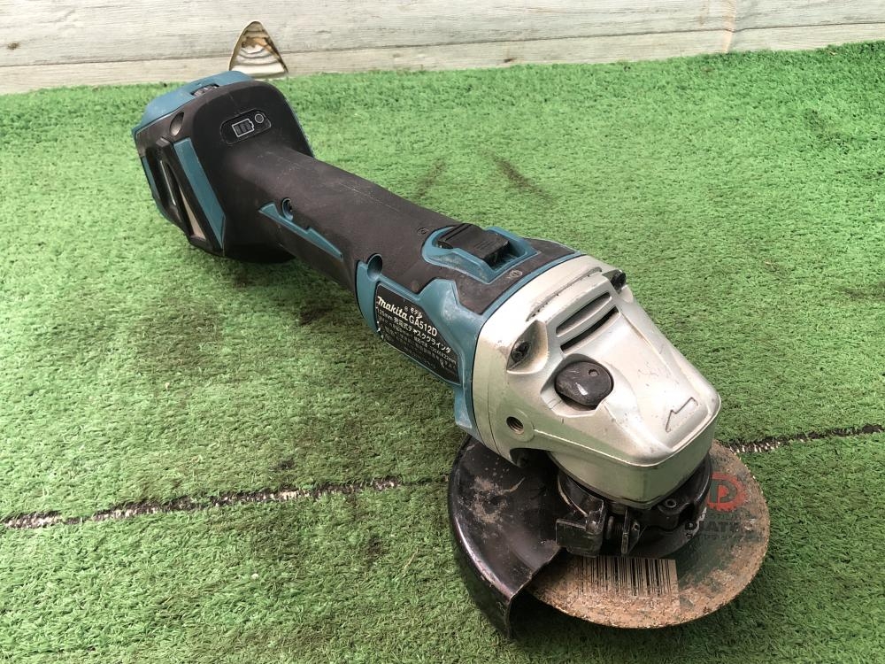 makita マキタ 125mm充電式ディスクグラインダ GA512D ※本体のみ makita マキタ 125mm充電式ディスクグラインダ GA512D ※本体のみ