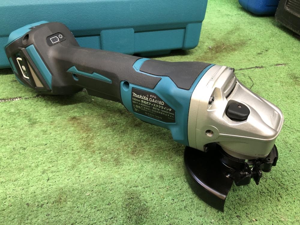 未使用☆マキタ　ディスクグラインダ　GA418DRGX マキタ makita 充電式ディスクグラインダ GA418DRGの中古 中古A(美品