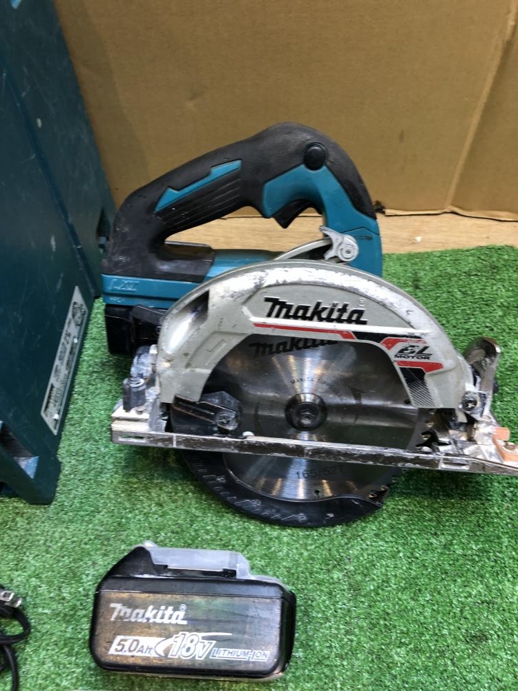 マキタ makita 165mm充電式丸ノコ HS631DGXS 充電回数17回/9回の中古