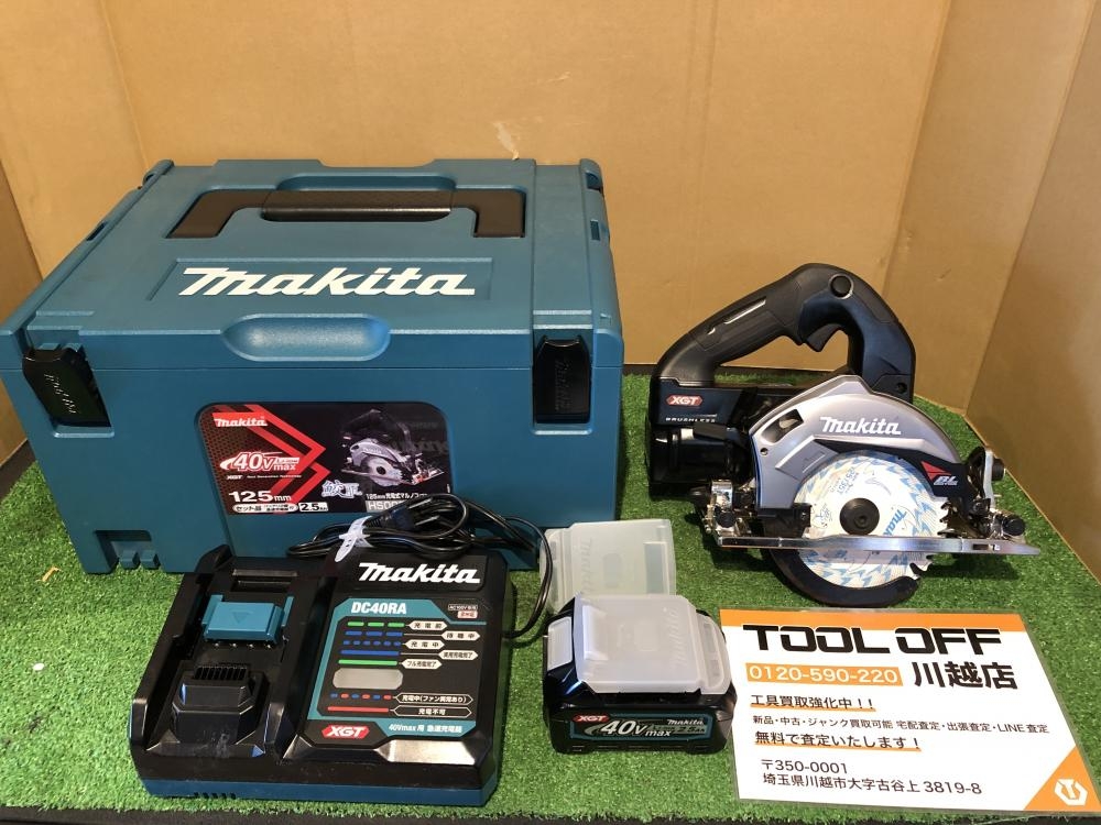 人気商品再入荷ヤフオク! - マキタ 125mm 充電式マルノコ HS005GRDX 青