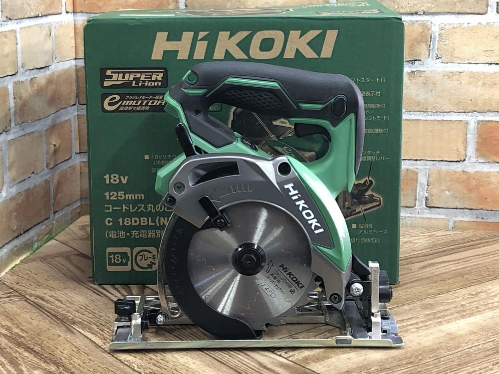 HiKOKI ハイコーキ 125mmコードレス丸のこ C18DBLの中古 中古B使用感あり 《東京・八王子》中古工具販売の専門店│ ツールオフ八王子店  ｜中古工具販売のツールオフ