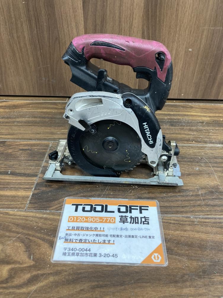 HITACHI 日立工機 125mmコードレス丸のこ C14DBL 14.4V 中古現状品 丸
