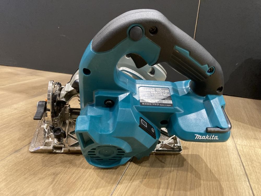 マキタ makita HS474D 充電マルノコ 中古美品 本体のみ 18V 125mm ケース/説明書付き 【ハンズクラフト宜野湾店】 マキタ makita 125mm充電式マルノコ 本体のみ HS474Dの中古 中古B使用