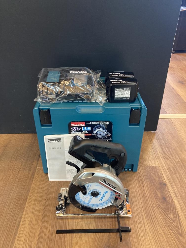 makita マキタ 18V165mm充電式マルノコ HS631DGXSBの中古 未使用