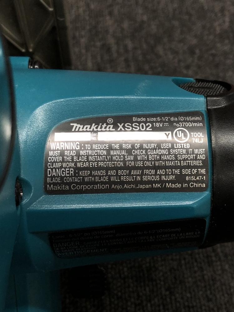 マキタ 18V充電式マルノコ 海外モデル XSS02の中古 中古C傷汚れあり
