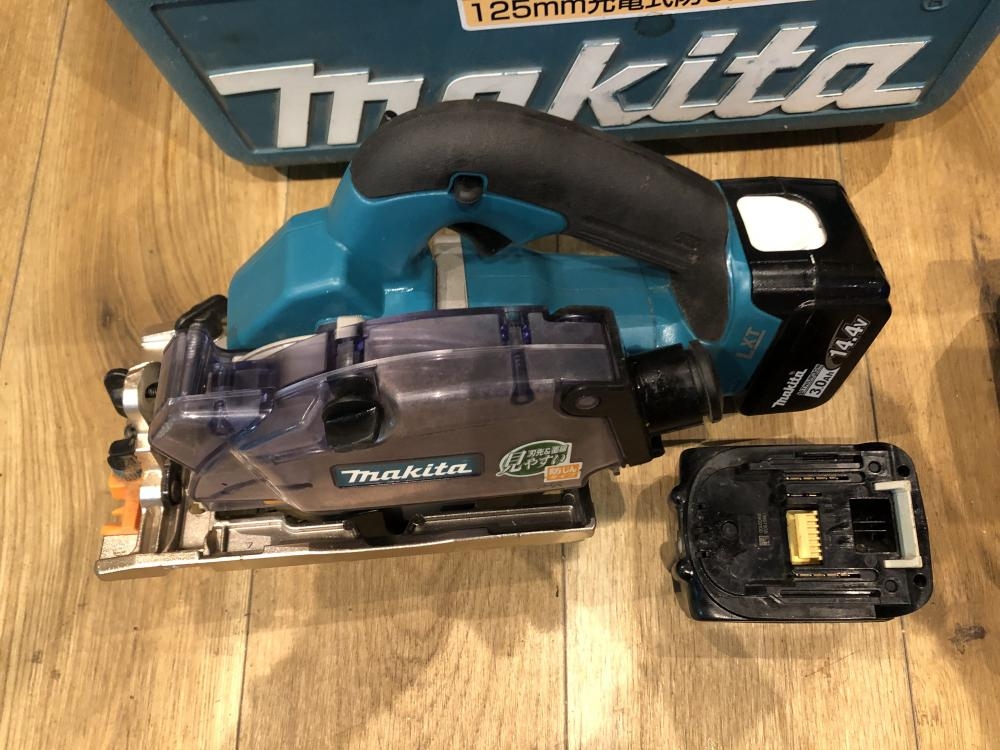 マキタ makita 125mm充電式防じんマルノコ KS521DRFの中古 中古C マキタ makita 125mm充電式防じんマルノコ KS521DRFの中古 中古C