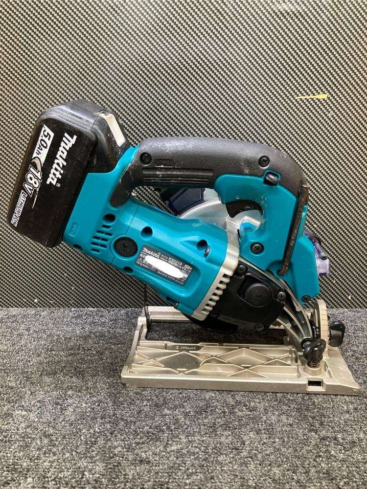 マキタ makita 125mm充電式防じんマルノコ 18V KS521D+BL1850の中古