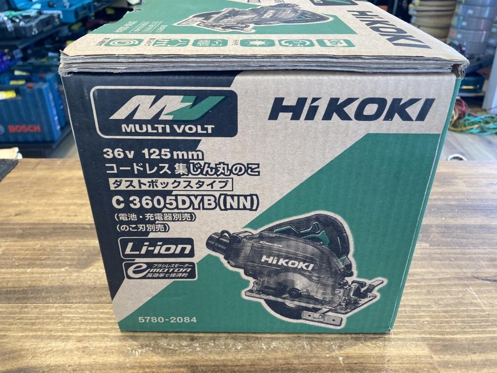 HiKOKI 125mmコードレス集じんマルノコ C3605DYB(NN)の中古 未