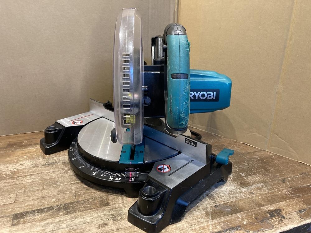 リョービ RYOBI 充電式卓上丸のこ マルノコ BTS-180 バッテリ2個+充電