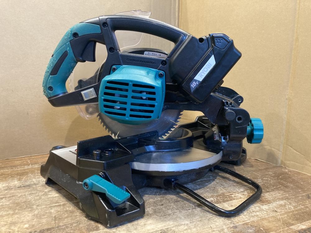リョービ RYOBI 充電式卓上丸のこ マルノコ BTS-180 バッテリ2個+充電