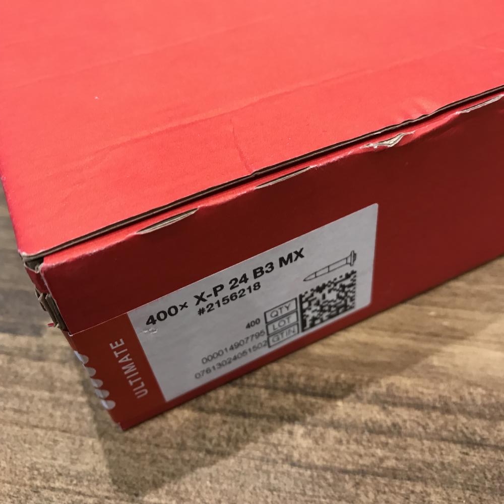 HILTI BX3用ピン X-P 24 B3 MX(400本)の中古 未使用品 《千葉》中古工具販売の専門店│ ツールオフ千葉幕張店  ｜中古工具販売のツールオフ