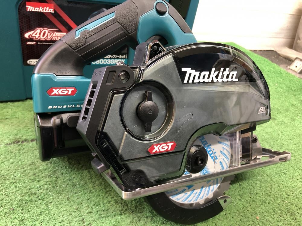 171 125mm充電式チップソーカッタ makita マキタ CS003GRDX 40Vmax 未