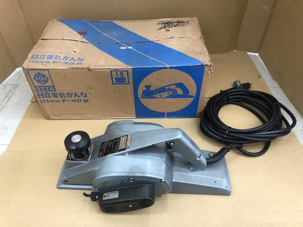 日立工機 HITACHI 電気かんな F-40Bの中古 ジャンク 《千葉・柏》中古工具販売の専門店│ ツールオフ柏店 ｜中古工具販売のツールオフ