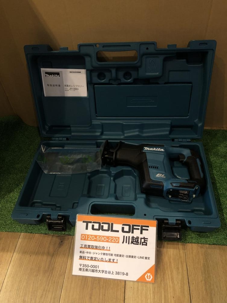 makita マキタ 充電式レシプロソー JR188DZKの中古 未使用品 《埼玉・川越》中古工具販売の専門店│ ツールオフ川越店  ｜中古工具販売のツールオフ