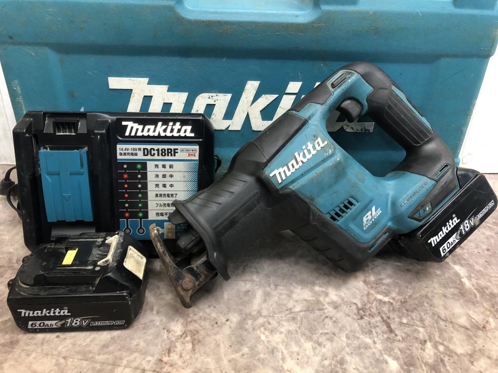 makita マキタ 充電式レシプロソー JR188D バッテリー×2 充電59/268回