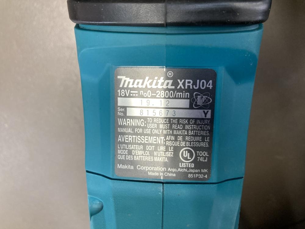 マキタ 充電式レシプロソー※充電器バッテリーケース付 XRJ04の中古