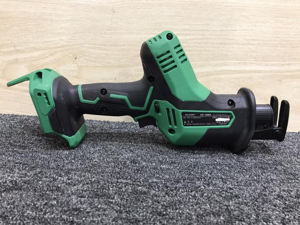 【中古】HiKOKI　ハイコーキ　18Vコードレスセーバーソー　型番:CR18DA 【フライズ佐賀店】 HiKOKI ハイコーキ 18Vコードレスセーバソー レシプロソー CR18DAの