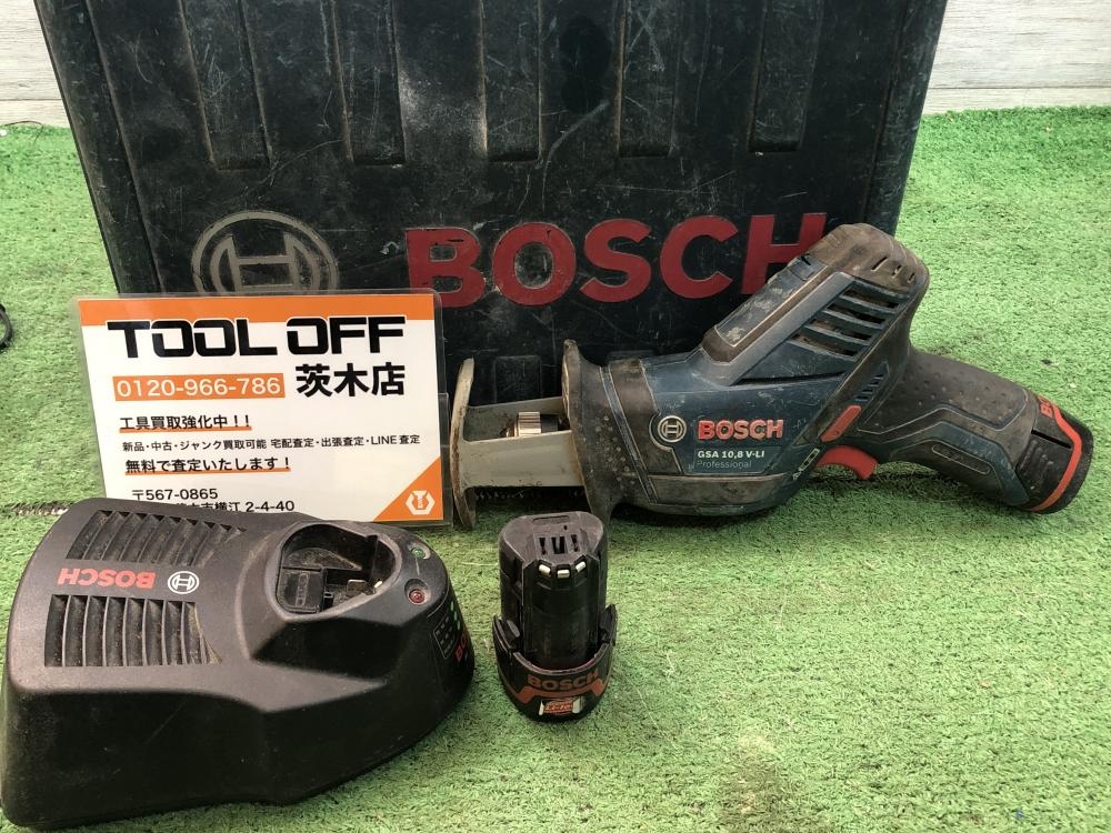 BOSCH 10.8Vバッテリーセーバーソー GSA10.8V-LI ※バッテリ×2 充電器の