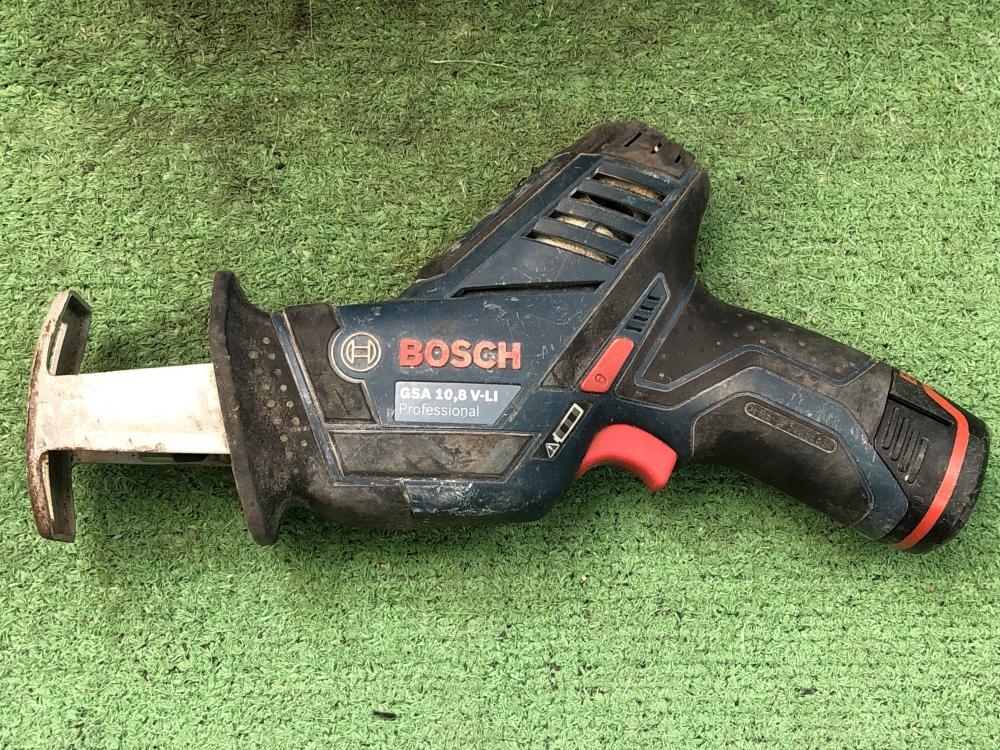 BOSCH 10.8Vバッテリーセーバーソー GSA10.8V-LI ※バッテリ×2 充電器の