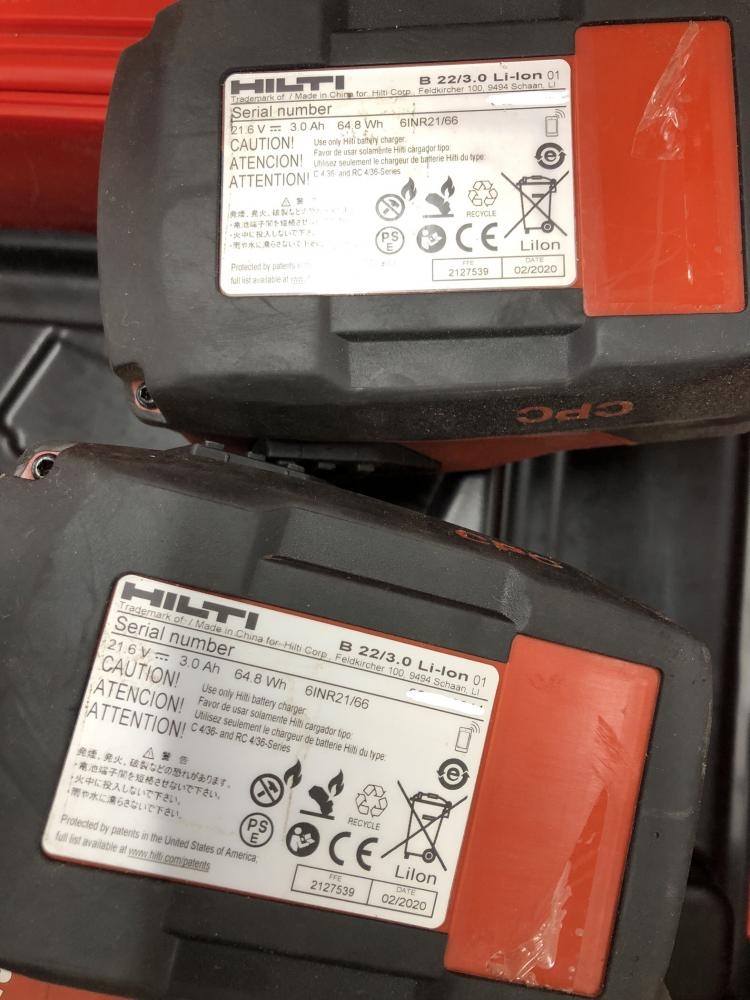 HILTI 充電式レシプロソー SR6-A22の中古 中古B使用感あり 《千葉