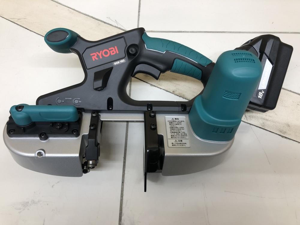 RYOBI リョービ 京セラ KYOCERA 充電式スチールバンドソー BSB-180 *長期保管品の為傷汚れ有の中古 未使用品  《埼玉・鴻巣》中古工具販売の専門店│ ツールオフ鴻巣店 ｜中古工具販売のツールオフ