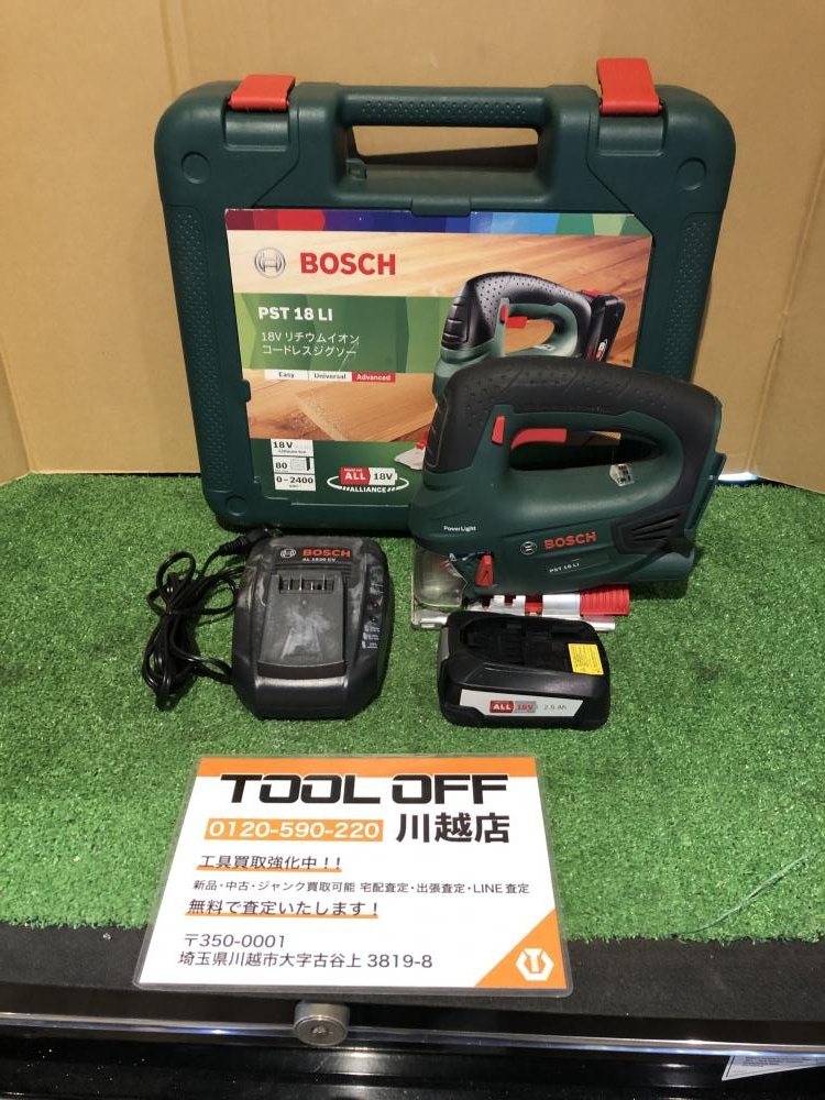 ボッシュ BOSCH コードレスジグソー PST18LIの中古 中古C傷汚れあり