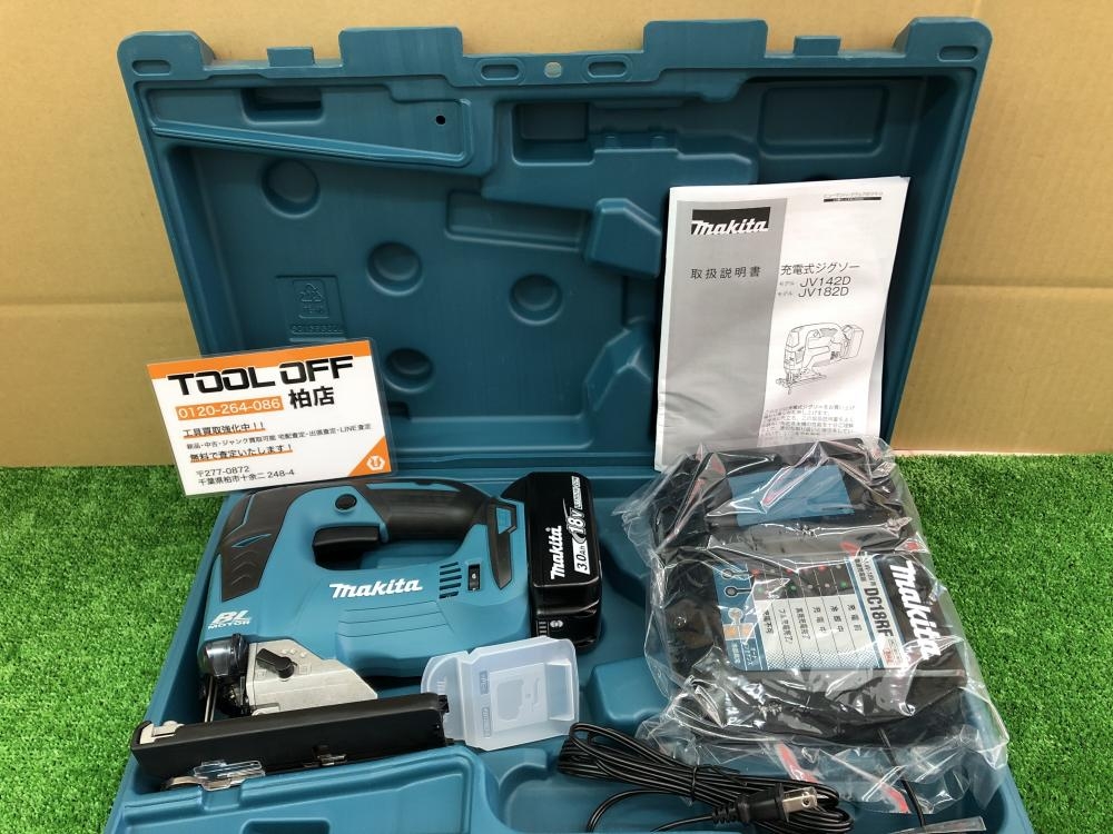 マキタ makita 充電式ジグソー JV182DRFの中古 未使用品 《千葉・柏》中古工具販売の専門店│ ツールオフ柏店 ｜中古工具販売のツールオフ