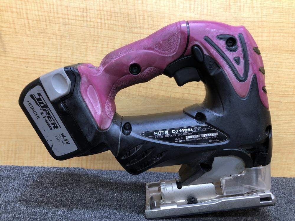 日立工機 HITACHI コードレスジグソー CJ14DSL+BDL1430の中古 中古C傷 