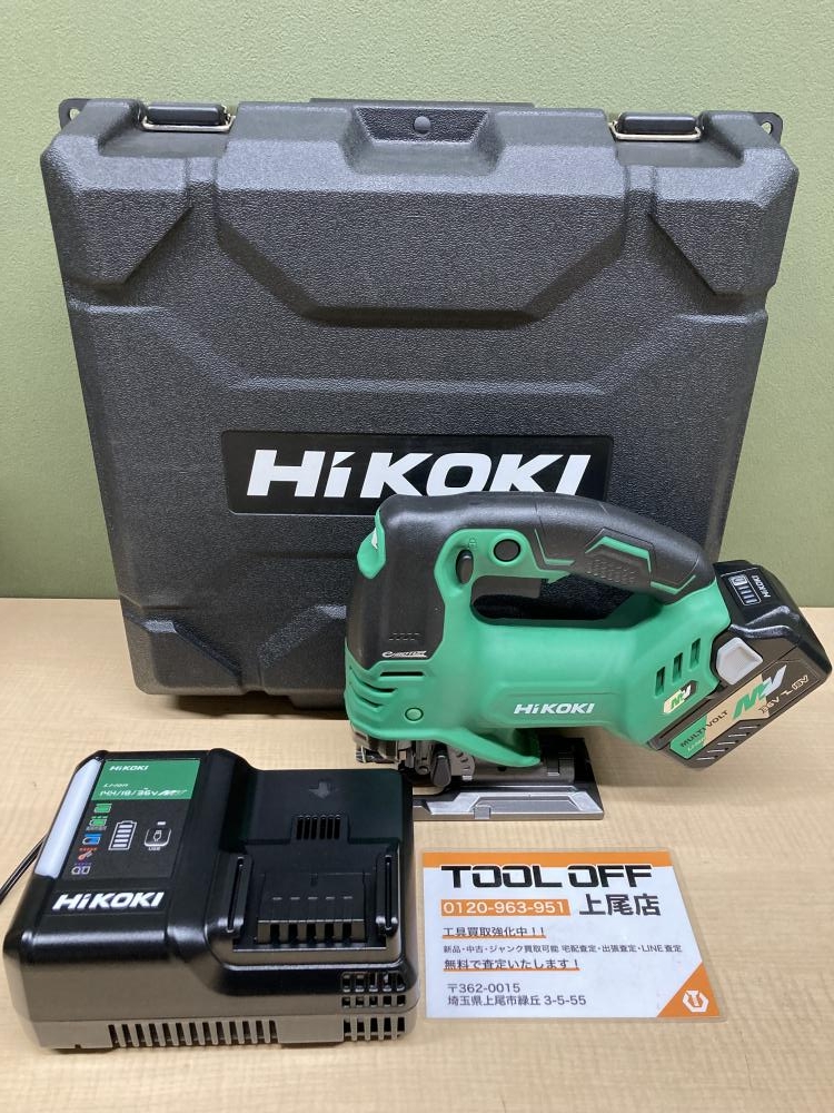 HiKOKI ハイコーキ 135mmコードレスジグソー CJ36DA(XP)の中古 未使用