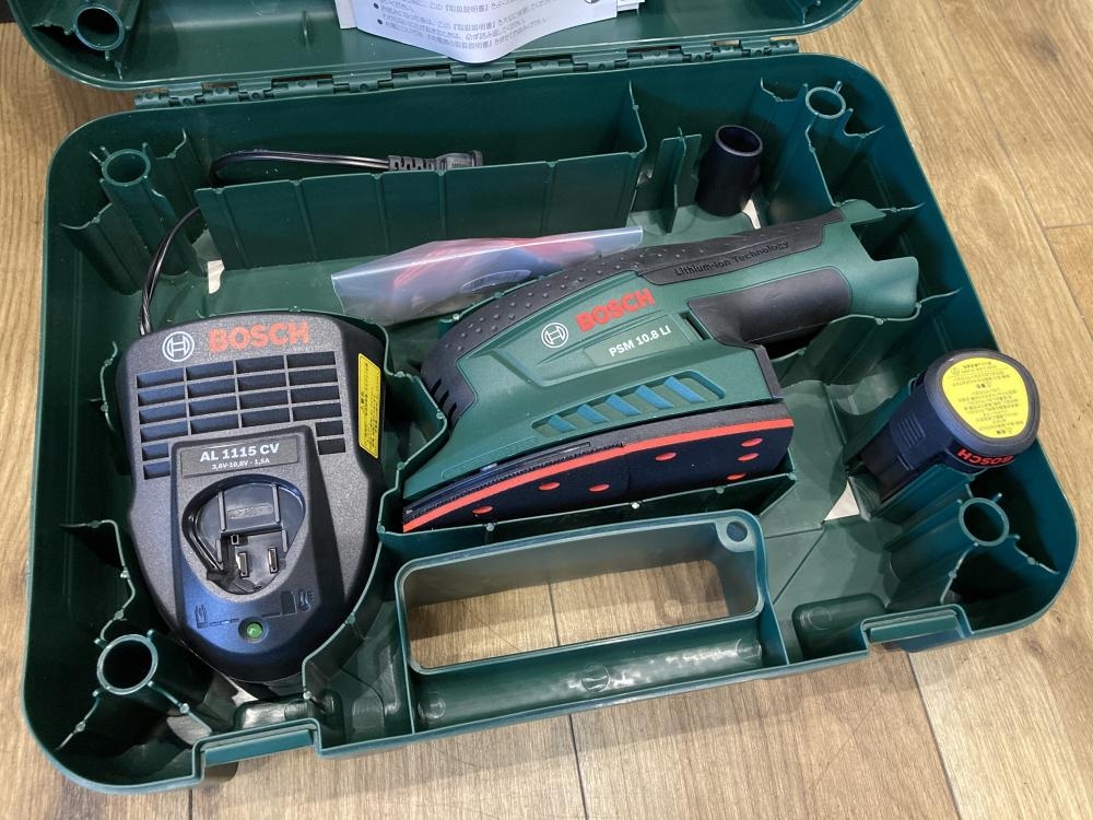 ボッシュ 10.8Vバッテリーマルチサンダー PSM10.8LINの中古 中古C傷 ボッシュ 10.8Vバッテリーマルチサンダー PSM10.8LINの中古 中古C傷