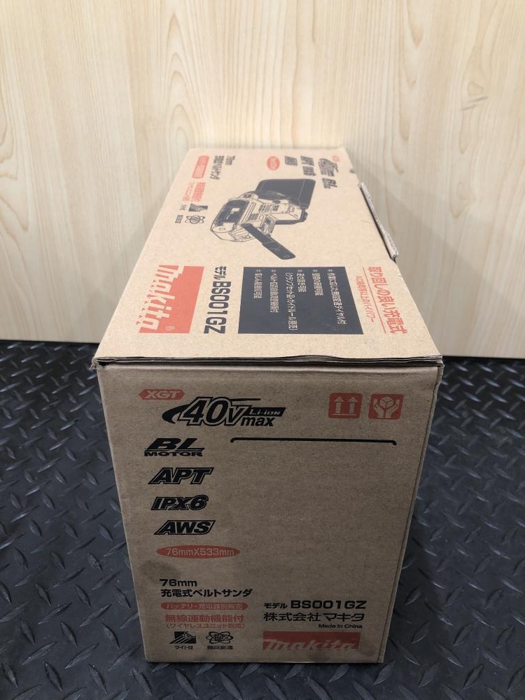 マキタ makita 76mm充電式ベルトサンダ BS001GZの中古 未使用品 マキタ makita 76mm充電式ベルトサンダ BS001GZの中古 未使用品