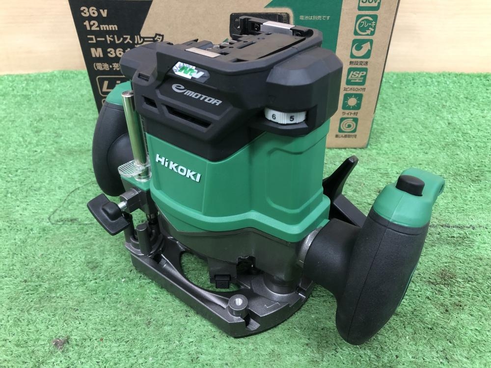 HiKOKI 36Vコードレスルーター M3612DA(NN)の中古 未使用品 HiKOKI 36Vコードレスルーター M3612DA(NN)の中古 未使用品