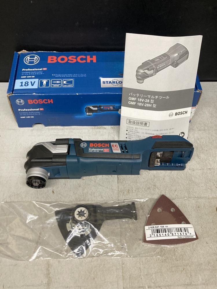 BOSCH コードレスマルチツール GMF18V-28の中古 未使用品 《東京・調布》中古工具販売の専門店│ ツールオフ調布店 ｜中古工具販売のツール オフ