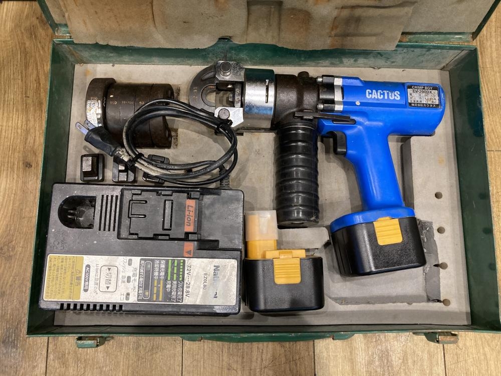 カクタス 充電式圧着工具 EV-200DXの中古 ジャンク 《千葉》中古工具 