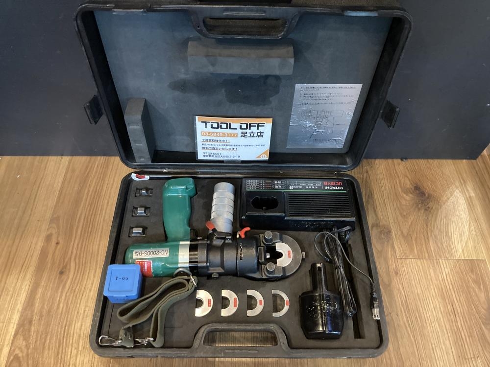 西田製作所 充電油圧式端子圧着機 NC-200DS-D バッテリ×1、充電 西田製作所 充電油圧式端子圧着機 NC-200DS-D バッテリ×1、充電