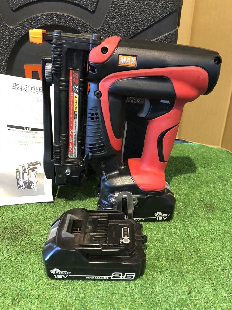 マックス MAX 充電式タッカ TJ-25/4Jの中古 中古B使用感あり 《埼玉・川越》中古工具販売の専門店│ ツールオフ川越店  ｜中古工具販売のツールオフ