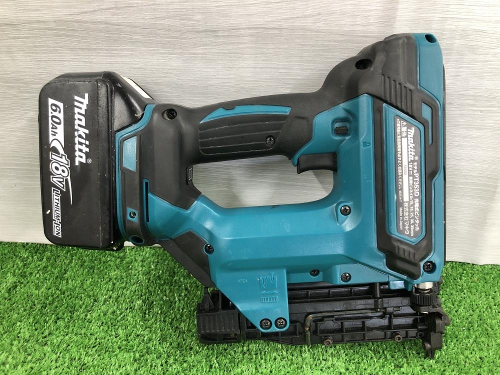 マキタ 充電式ピンタッカ PT353D ※バッテリ1個 18Vの中古 中古C