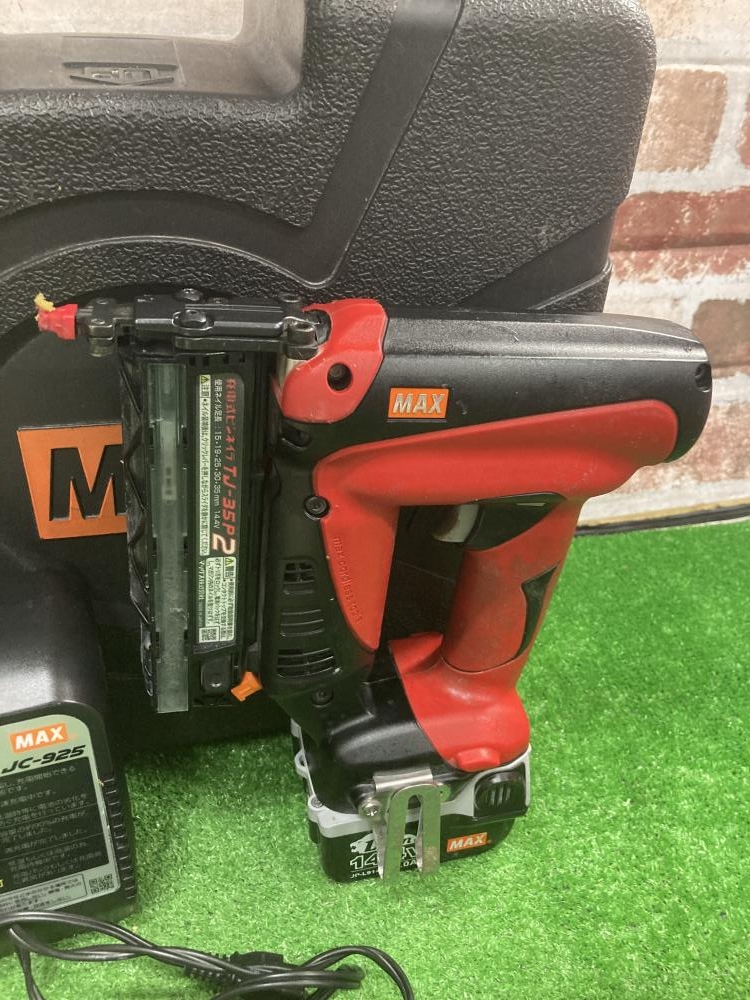 MAX 充電式ピンネイラ TJ-35P2-BCの中古 中古C傷汚れあり 《埼玉・草加 