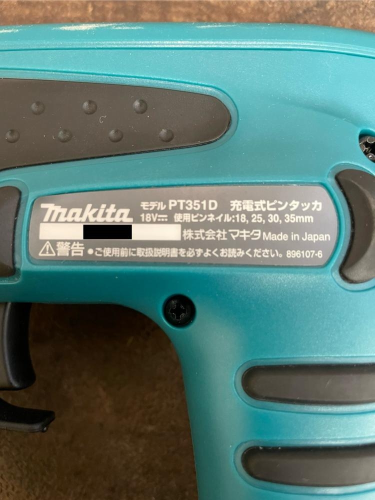 マキタ makita 充電式ピンタッカ PT351DRFの中古 中古B使用感あり 