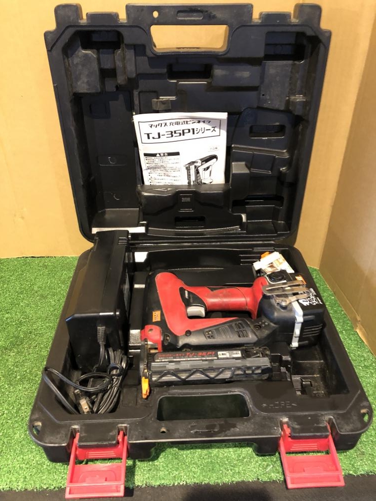 マックス MAX 35mm充電式ピンネイラ TJ-35P1-BCの中古 中古B使用 マックス MAX 35mm充電式ピンネイラ TJ-35P1-BCの中古 中古B使用