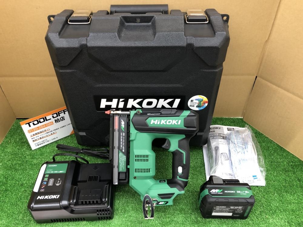 ハイコーキ HIKOKI 35mmコードレスピン釘打機 NP3635DA(XPZ)の中古 未