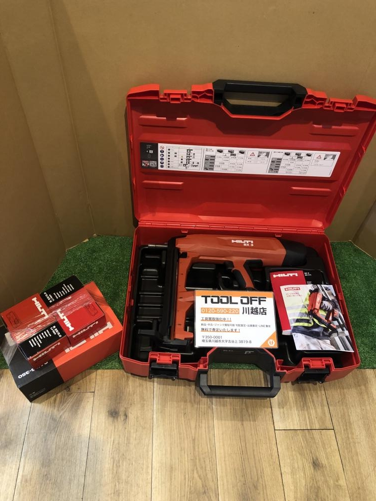 中古使用品 ☆ HILTI BX3-L02 充電式鋲打機 バッテリー 充電器 ケース ...