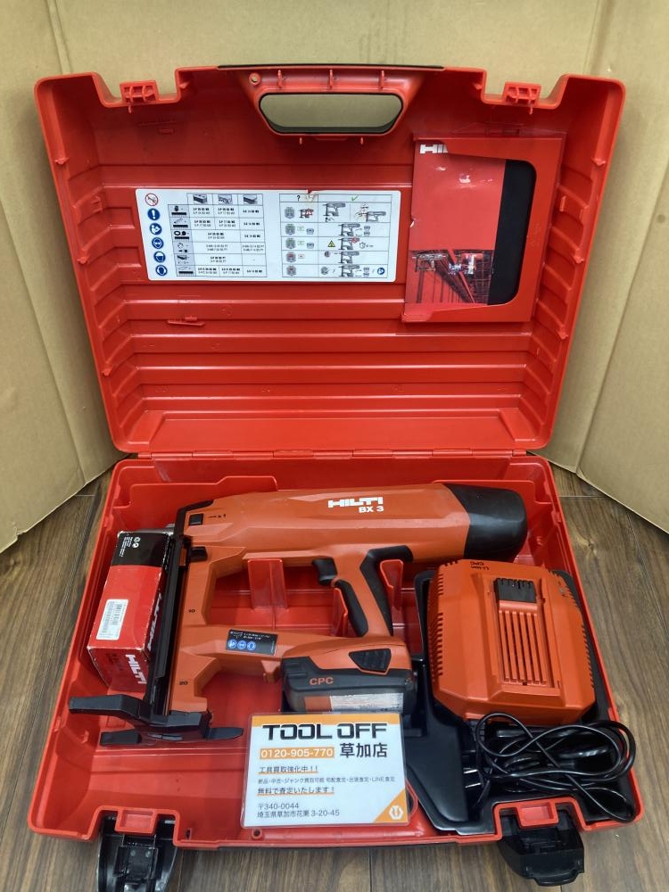 HILTI 充電式鋲打機 コンクリートネイラ BX3-MEの中古 中古C傷 HILTI 充電式鋲打機 コンクリートネイラ BX3-MEの中古 中古C傷
