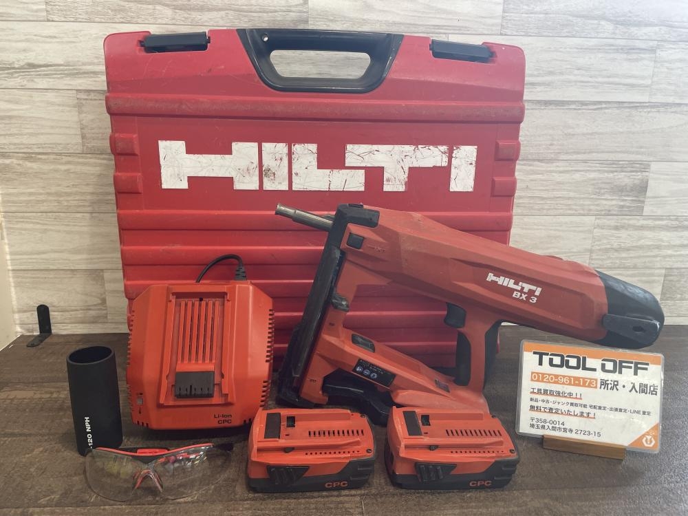 HILTI ヒルティ バッテリー式鋲打機 BX3の中古 中古C傷汚れあり 《埼玉・入間》中古工具販売の専門店│ ツールオフ所沢入間店  ｜中古工具販売のツールオフ